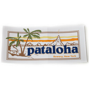 パタゴニア バワリー ニューヨーク パタロハ ステッカー PATAGONIA BOWERY NYC PATALOHA ご当地 海外 店舗 限定 アメリカ USA シール 新品