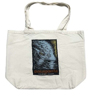 希少 パタゴニア ビッグウェーブ キャンバス バッグ ハレイワ PATAGONIA BIG WAVE CANVAS BAG HALEIWA ハワイ 限定 海外 TOTE エコ トート