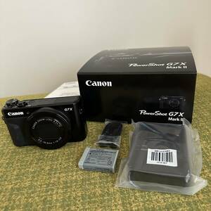 CANON デジタルカメラ PowerShot G7 X Mark II (Mark2) 美品 ショット数 2400回未満