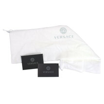 ヴェルサーチ バッグ メンズ レディース VERSACE 斜め掛けショルダーバッグ ロゴ ナイロン ブラック 1009919 1A07040_画像7