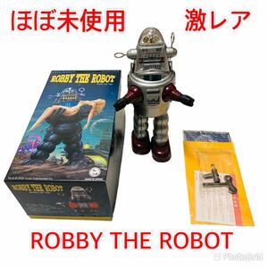  почти не использовался Osaka жестяная пластина игрушка материалы .zen мой ROBBY THE ROBOT подлинная вещь жестяная пластина робот сделано в Японии лобби * The * робот 