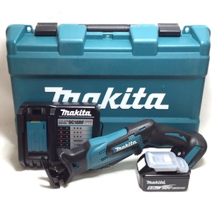 ΘΘ MAKITA マキタ レシプロソー 未使用品(S) 充電器・充電池1個・ケース付 JR184DRGT ブルー 未使用に近い