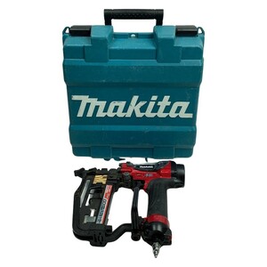 ◇◇ MAKITA マキタ エアツール フロアタッカ ケース付 AT450HA レッド 傷や汚れあり