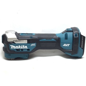 ΘΘ MAKITA マキタ マルチツール 18v 充電器・充電池1個・アタッチメント・ケース付 TM52D ブルー 目立った傷や汚れなしの画像3