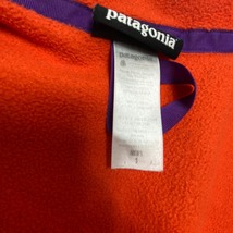 §§ Patagonia パタゴニア ★ カーステンスフリースベスト★ ベスト メンズ衣料 25680FA13 オレンジ 傷や汚れあり_画像9