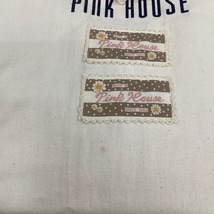 ♪♪ PINK HOUSE ピンクハウス ワンピース リボン ワッペン 生成り やや傷や汚れあり_画像5