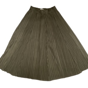 ♪♪ ISSEY MIYAKE イッセイミヤケ PLEATS PLEASE 変形 スカート SIZE 3 PP11-JG408 カーキ やや傷や汚れあり