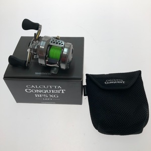 □□ SHIMANO シマノ 23 カルカッタコンクエスト BFS XG 左ハンドル 045713 やや傷や汚れあり