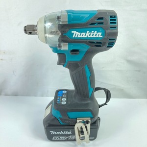 ＊＊ MAKITA マキタ 18V 充電式インパクトレンチ 300Nm 差込角12.7mm バッテリ1個付属 ※充電器なし TW300D ブルー やや傷や汚れあり