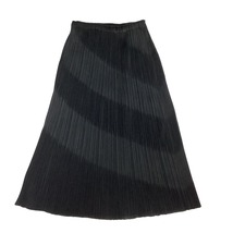 ♪♪ ISSEY MIYAKE イッセイミヤケ PLEATS PLEASE スカート ななめデザイン PP51-JG865 ブラック やや傷や汚れあり_画像1