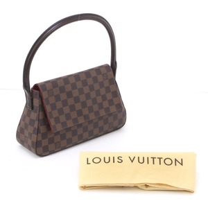 $$ LOUIS VUITTON ルイヴィトン ダミエ・ジェアン ミニルーピング ハンドバッグ N51147 目立った傷や汚れなし