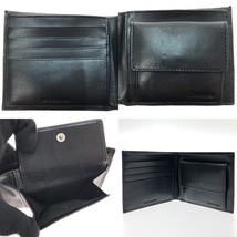 □□ Calvin Klein カルバンクライン 二つ折り財布 ロゴ 型押し 74285 ブラック やや傷や汚れあり_画像6