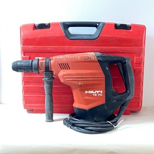 ΦΦ Hilti ヒルティ ハンマドリル　ケース付 TE70-D/AVR レッド 傷や汚れあり