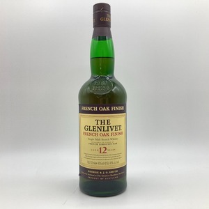 ◎◎ GLENLIVET グレンリベット 12年 フレンチ オーク フィニッシュ ウイスキー スコッチ 700ml 40% 未使用 未開栓
