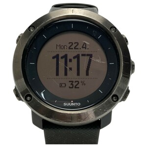 ** SUUNTO Suunto Traverse TRAVERSE OW151 USB charge men's digital wristwatch box have scratch . dirt equipped 