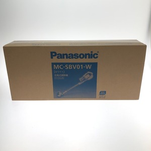 □□ Panasonic パナソニック 充電式掃除機 サイクロン式 コードレス MC-SBV01-W ホワイト 未使用に近い