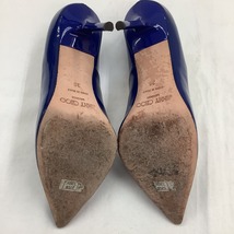 ♪♪ JIMMY CHOO ジミーチュウ レディース パンプス ハイヒール ピンヒール SIZE 36 ブルー やや傷や汚れあり_画像6