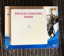 SONY PlayStation4 PS4 CUH-2100A B02 本体 500GB グレイシャーホワイト　ジャンク_画像1