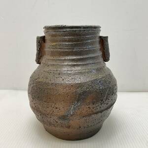 Bizen Ware Ware Vase Vas Hinai Viing Pot Pot Pot Cozen Pottery Antique Porcupone с фарфоровой маркой