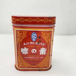 味の素 空缶 100g 缶 昭和 レトロ シャビー 古道具 ガラクタ インテリア コレクション オブジェ 