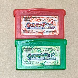 ポケットモンスター ファイアレッド リーフグリーン GBA ゲームボーイアドバンス ソフトのみ