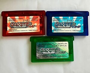 ポケットモンスター ルビー サファイア エメラルド GBA ゲームボーイアドバンス ポケモン ソフトのみ