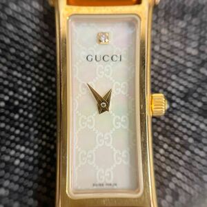 GUCCI グッチ 1500L クォーツ ゴールドカラー 腕時計 時計 不動品 240423 ◎インボイス対応可◎