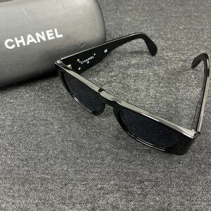 CHANEL シャネル サングラス 01450 94305 ブラック系 ケース付き 管理2 240427 ◎インボイス対応可◎