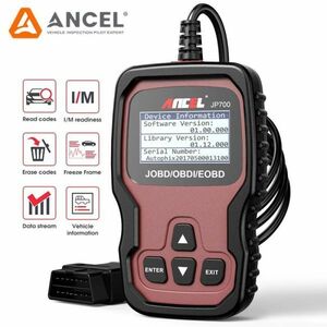 FD010:ANCEL-JP700 obd2　自動車用スキャナー　エンジンチェックコードリーダーjobd,eobd,toyota,nissan,Honda,mitval用の車の診断ツール