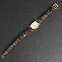 極美品【稼働品】SEIKO　セイコー　エクセリーヌ　ホワイト　ゴールド　クォーツ_画像9