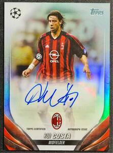 2023-24 TOPPS UEFA CLUB COMPETITIONS 直筆サイン AUTO RUI COSTA AC MILAN マヌエル・ルイ・コスタ