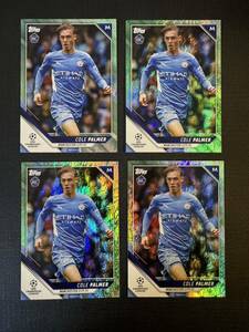 4枚セット 2021-22 Topps Chrome UEFA Champions League Cole Palmer コール・パーマー RC ルーキー UCL JADE ROOKIE