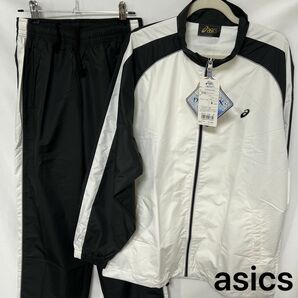 ★新品★asics アシックス　スポーツウェア　セットアップ　撥水　UVカット　ナイロンジャケット　ナイロンパンツ