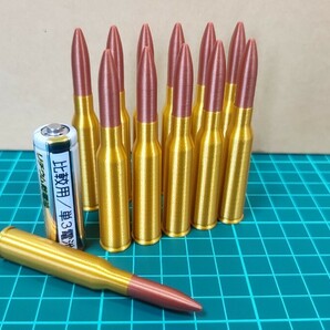 6.5x50mm SR 有坂 三十年式実包 風 ダミーカート 12個セット【送料無料】(検) 三十年式 歩兵銃 騎銃 三十五年式 海軍銃 三八式 機関銃 