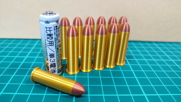 .357 Magnum 弾風 ダミーカート 12個セット【送料無料】(検) .357 S&W マグナム 9x33mmR コルト パイソン リボルバー