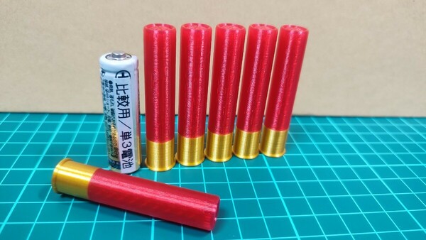 .410 Gauge Shot Shell 風 ダミーカート 6個セット【送料無料】(検) 410 ga bore 番 ショット シェル 散弾 10.4mm ショットガン 