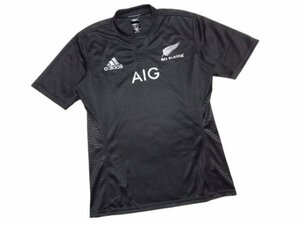 新品同様☆アディダス☆ニュージーランド代表☆オールブラックス☆2016☆ホームジャージ サイズ2XO ALL BLACKS ラグビー ラガーシャツ