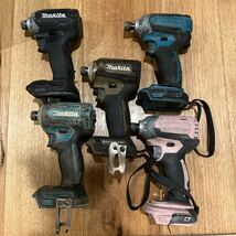 ジャンク品　充電式インパクトドライバ makita マキタ TD171Dなど5台_画像1