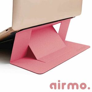 ートパソコン MOFT chrome book スタンド airmo ピンク