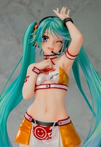  Hatsune Miku GT Project racing Miku 2010Ver. Art by arrow blow . futoshi .1/7 scale plastic has painted final product figure Max Factory