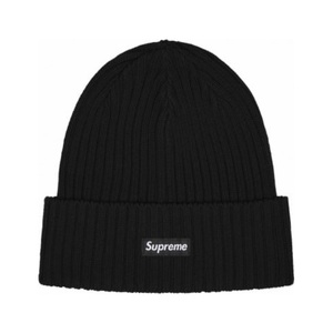 国内正規品　Supreme　24SS OVERDYED BEANIE Black シュプリーム オーバーダイドビーニー ブラック 黒 ニットキャップ SMALL BOX LOGO 2024