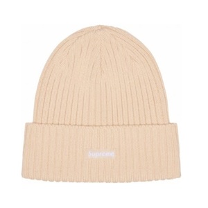 国内正規品 Supreme 24SS OVERDYED BEANIE Light Tan シュプリーム オーバーダイドビーニー ライトタン ベージュ系 黒 SMALL BOX LOGO 2024