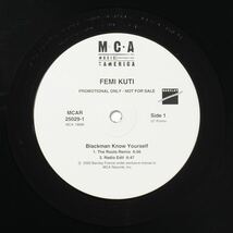 Promo盤 Femi Kuti Blackman Know Yourselfレコード_画像1