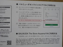 送料込み■バルミューダ株主優待■３０％割引■2024年5月31日迄■_画像4