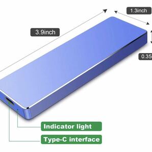 外付けハードドライブ Type-C USB 3.1 2TB 黑の画像6