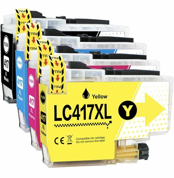 LC417XL ブラザー 用 LC417XL-4PK 4色パック 互換 インク