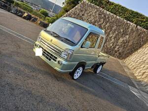 スーパーCarry★Vehicle inspection令和1995September迄Yes★4WD★AT★ヒッチメンバー★オーバーフェンダー★After-marketアルミWheels★Must sell出品★DA16T★