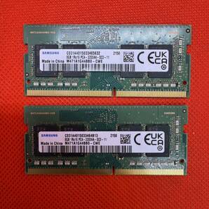 写真現状 8GB PC4-3200AA ノートパソコン用DDR4メモリ 8GB 3種5枚セット計40GB 管5の画像6