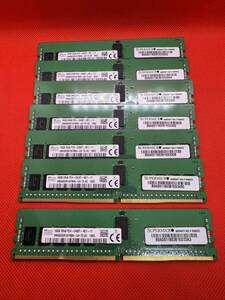 Skhynix 16GB 2Rx8 PC4-2400T-RE1-11 server for DDR4 memory 16GB 7 pieces set total 112GB tube 9