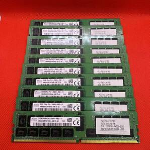 SKhynix 32GB 2Rx4 PC4-2666V-RB2-11 サーバー用DDR4メモリ32GB 10枚セット計288GB 管17の画像1